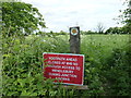 Footpath closure warning