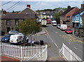 View north from Whitland railway station footbridge