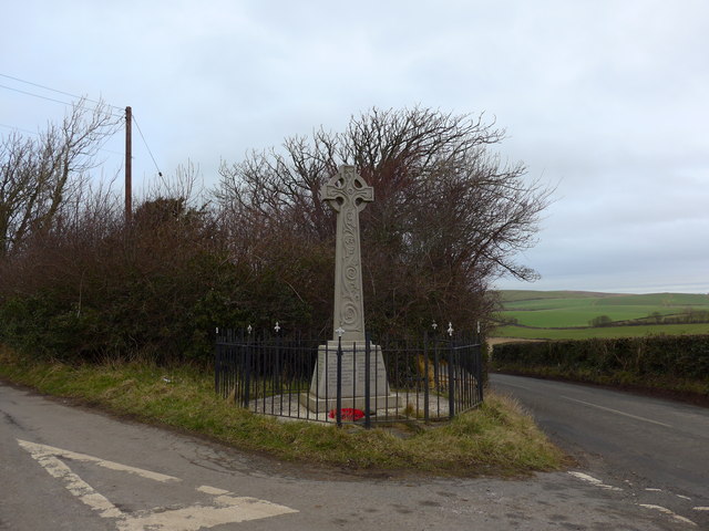 War Memorial between Leece and Dendron
