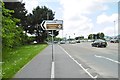 SZ1293 : Bournemouth, sports centre road sign by Mike Faherty