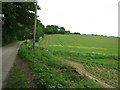 Crop field by Knowle Road