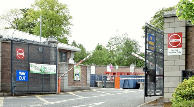 Council recycling yard, Sydenham, Belfast (May 2015)