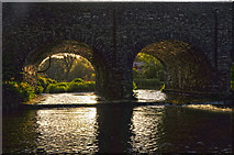 SS8435 : Withypool : New Bridge & River Barle by Lewis Clarke