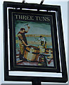 Sign for the Three Tuns, Barlestone