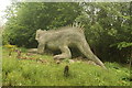 View of a dinosaur in the Dinosaur Trail in Crystal Palace Park #10