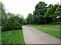 Junction of two footpaths, Cox