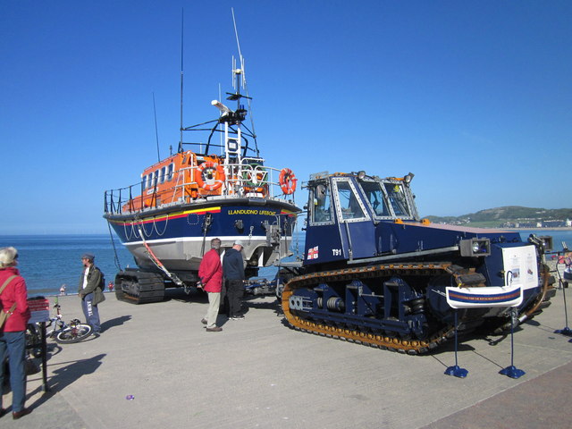 Llandudno Lifeboat and Tractor