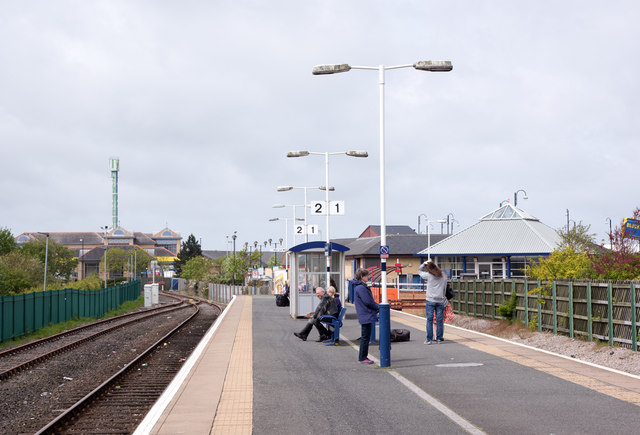 Current Morecambe railway station - May 2015