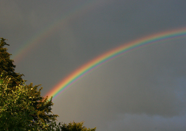 Upton Grey rainbow
