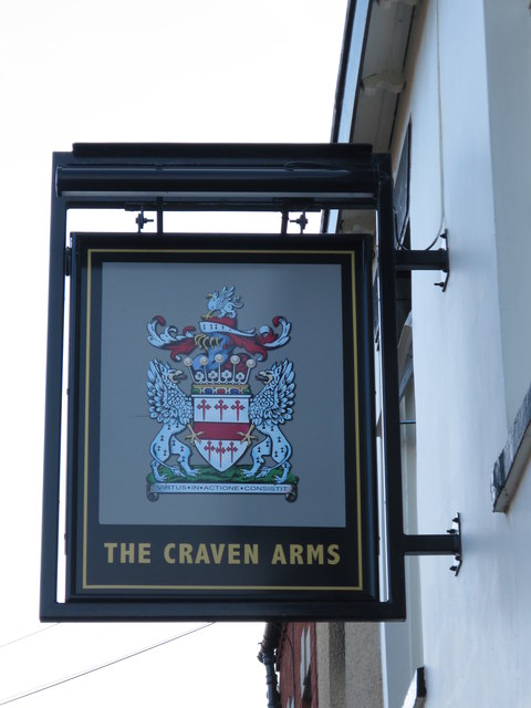 The Craven Arms pub sign