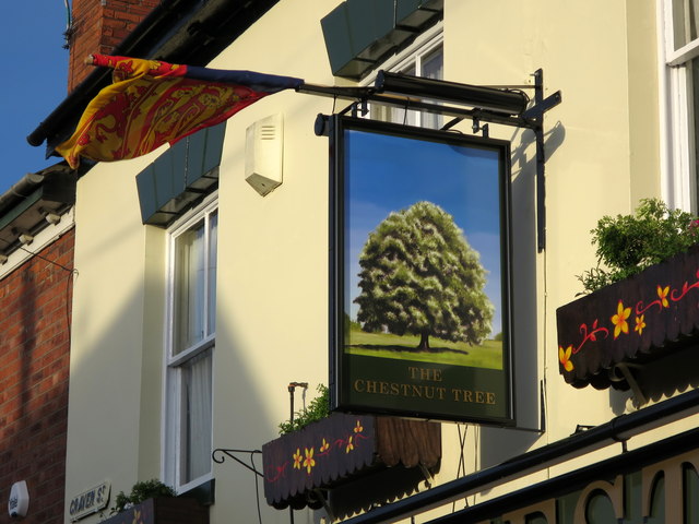 Pub Sign at The Chestnut Tree