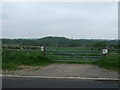 Field entrance near Woodside Cottage