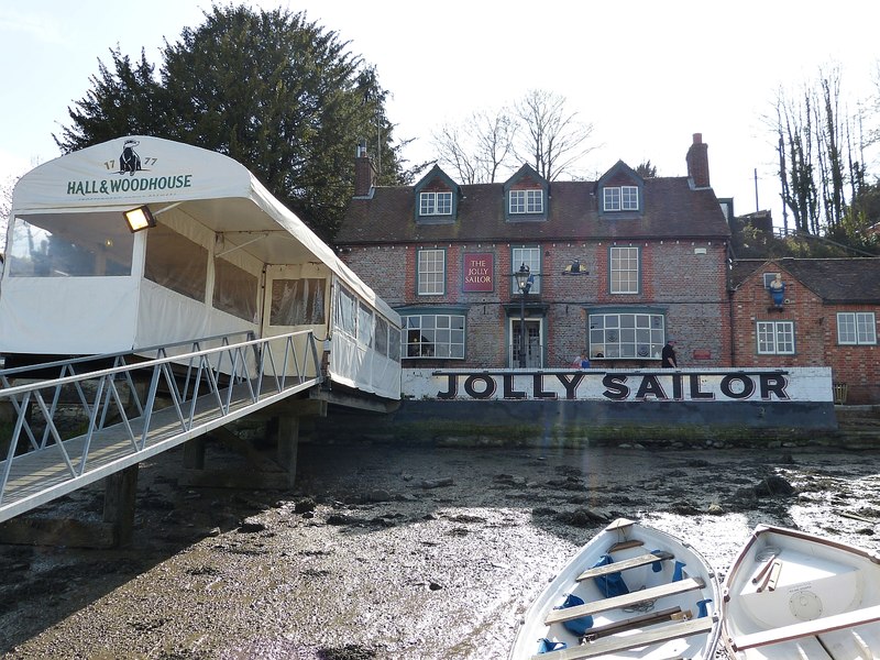 Jolly Sailor Inn From Its Jetty © Rob Farrow Cc By Sa20 Geograph 