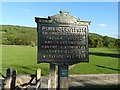 Cast iron footpath sign in Grindleford