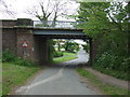 Railway bridge crossing National Cycle Route 1 