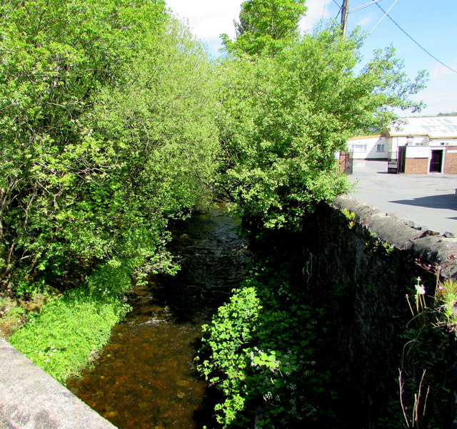 River Ebbw flows past Eugene Cross Park, Ebbw Vale