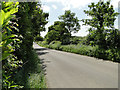 Park Road looking towards Woodlands Farm