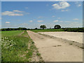 Hardstanding and concrete roadway off Brick Kiln Road