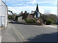 Looking south-southeast up Bridge Hill