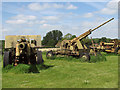 TM1793 : Howitzers at the Norfolk Tank Museum by Evelyn Simak