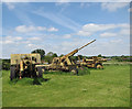 TM1793 : An assortment of howitzers at the Norfolk Tank Museum by Evelyn Simak