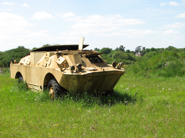 Armoured amphibious vehicle at the... © Evelyn Simak :: Geograph ...