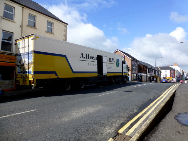 Flower delivery, Omagh © Kenneth Allen cc-by-sa/2.0 ...