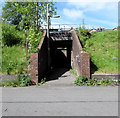 A4046 underpass from Western Terrace, Ebbw Vale