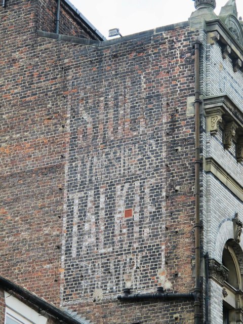 Ghost sign on The Tyne Theatre and Opera House, Westgate Road, NE1
