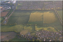 SP8263 : Ridge and Furrow at Ecton: aerial 2015 by Chris