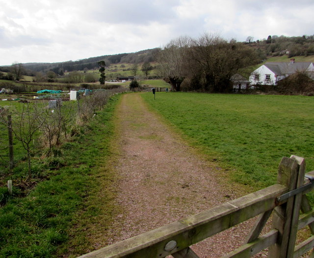 Path past Littledean Allotments © Jaggery cc-by-sa/2.0 :: Geograph ...