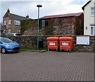 SO6613 : Biffa plastic bottle recycling bins in Littledean by Jaggery