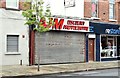 Former "AJM" camera shop, Belfast (May 2015)
