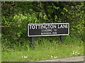 Tottington Lane sign