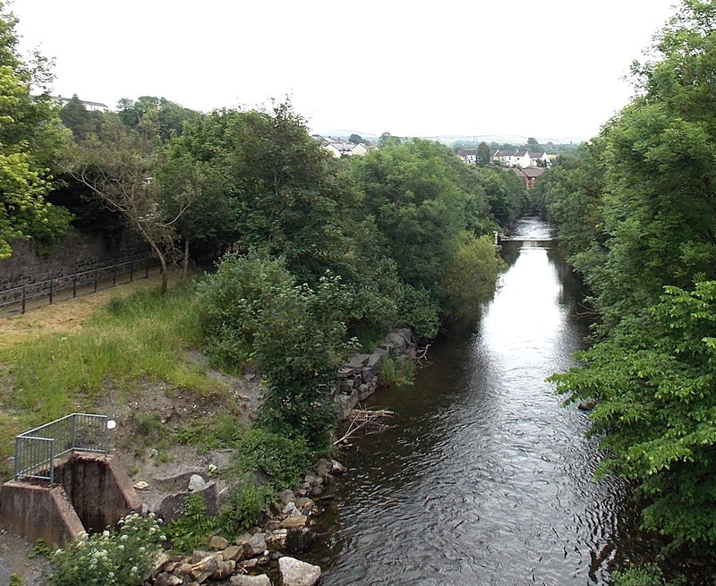 River Taff flows away from Cyfarthfa... © Jaggery :: Geograph Britain ...