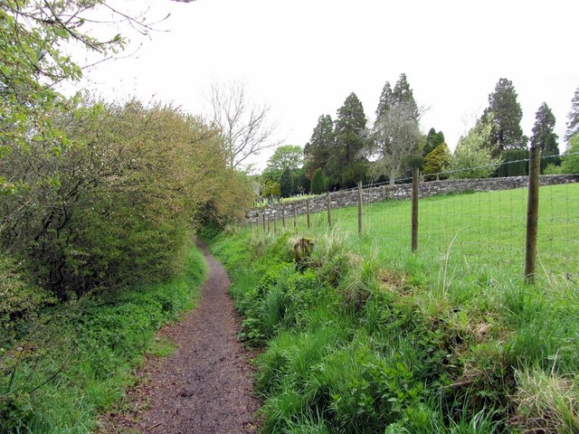 Pennine Way footpath near Alston Cemetery