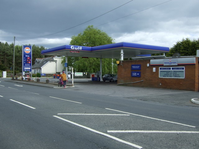 Service station on the A183, Bournmoor