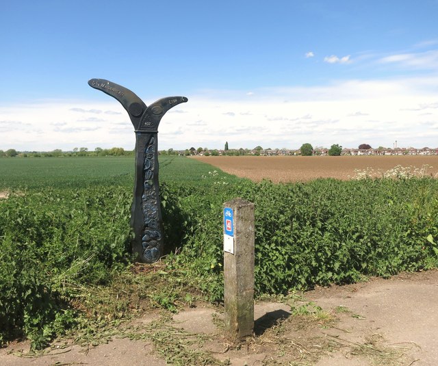 Cycleway Sign © Des Blenkinsopp :: Geograph Britain and Ireland