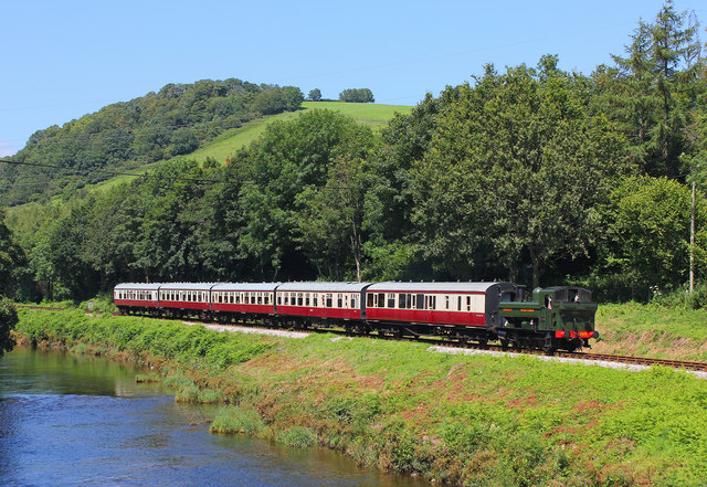 Steam Train at Riverford Bridge