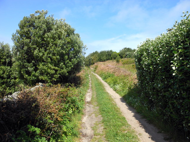 The track to St Martins School
