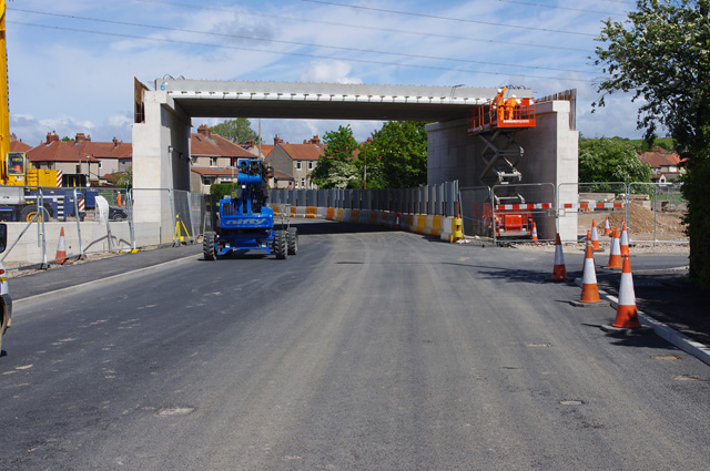 Bridge construction, Torrisholme Road