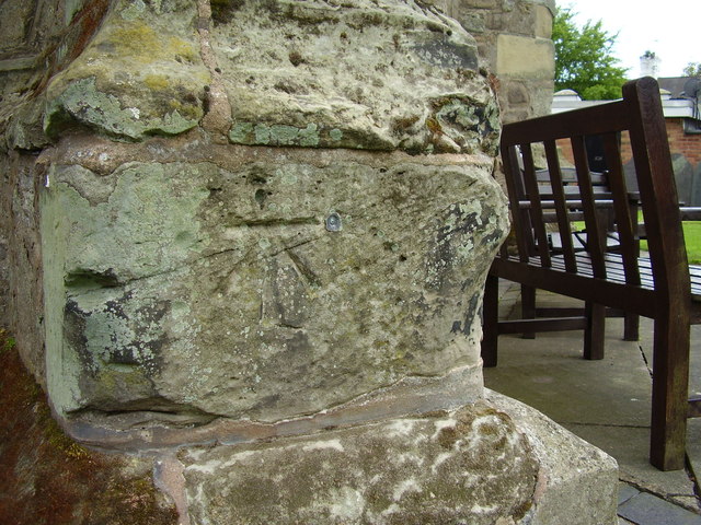 Benchmark on Cosby church tower
