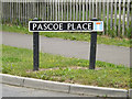 TM0781 : Pascoe Place sign by Geographer
