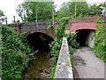 Double bridges on the east side of Duttons Road, Romsey