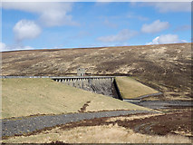NH3470 : Glascarnoch Dam by Trevor Littlewood