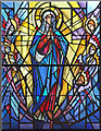 Heart of Mary, Hayes - Stained glass window