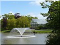 Fountain and conservatory Hesketh Park