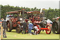 View of a Tasker B2 3-speed chain drive tractor (no name) in St Albans Steam and Country Show and 