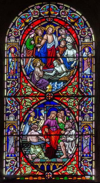 Stained glass window, Chichester Cathedral 