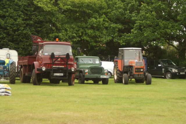 View of a Bedford M type, a Land Rover... © Robert Lamb :: Geograph ...